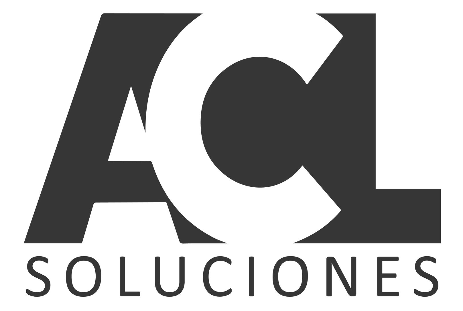 ACL Soluciones logo en negro